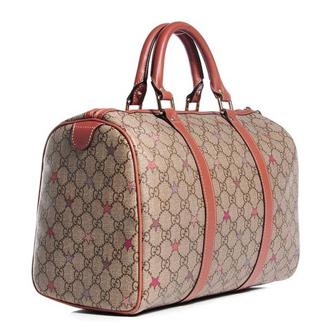 Gucci GG Supreme Stars Medium Joy Boston Bag 